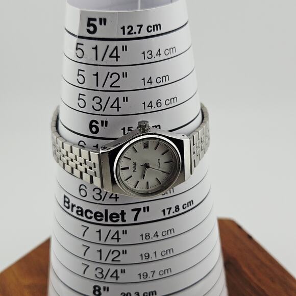 Pulsar Silver Tone Calendar Dial Watch Everyday Basic Casual Simple Classic - Picture 7 of 7
